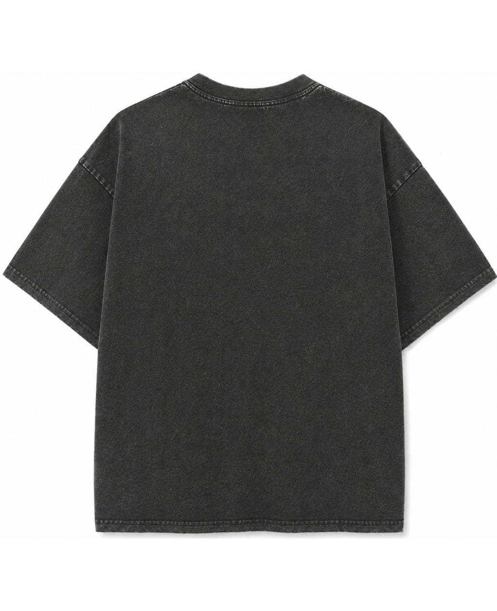 Vintage Fade Wash Oversized T-shirt Back Design