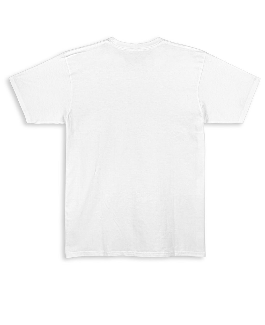 White Regular Fit T-shirt Back Design
