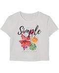 White Baby Tee Front Design
